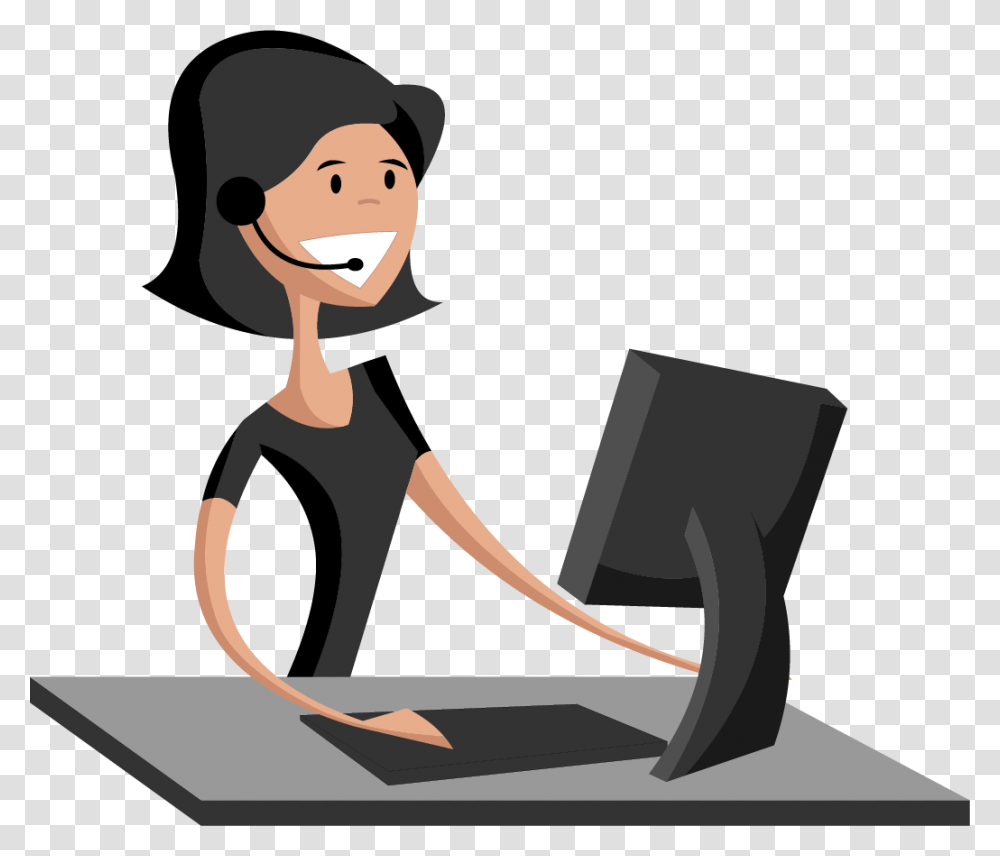 Cartoon, Standing, Female, Kneeling, Sitting Transparent Png