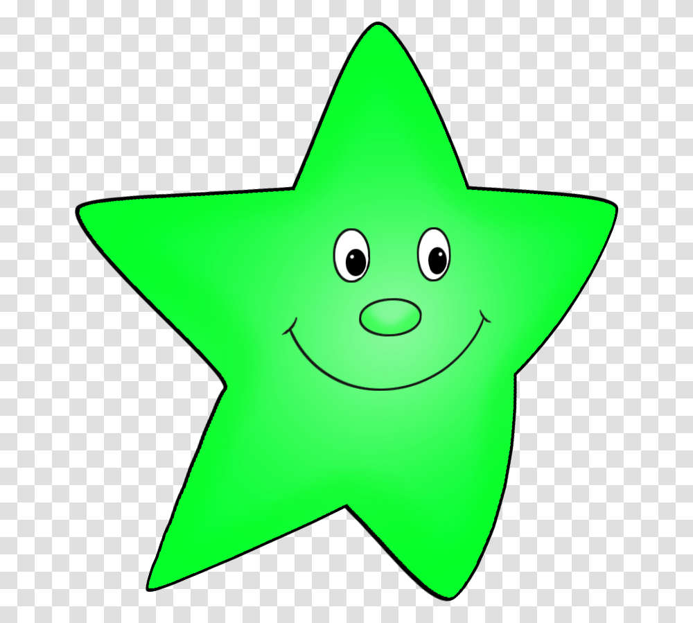 Cartoon Star Flying Green Cute Green Star Clipart, Star Symbol Transparent Png