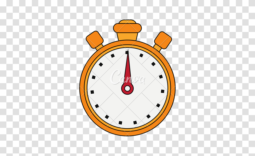 Cartoon Stopwatch Group With Items, Clock Tower, Architecture, Building Transparent Png