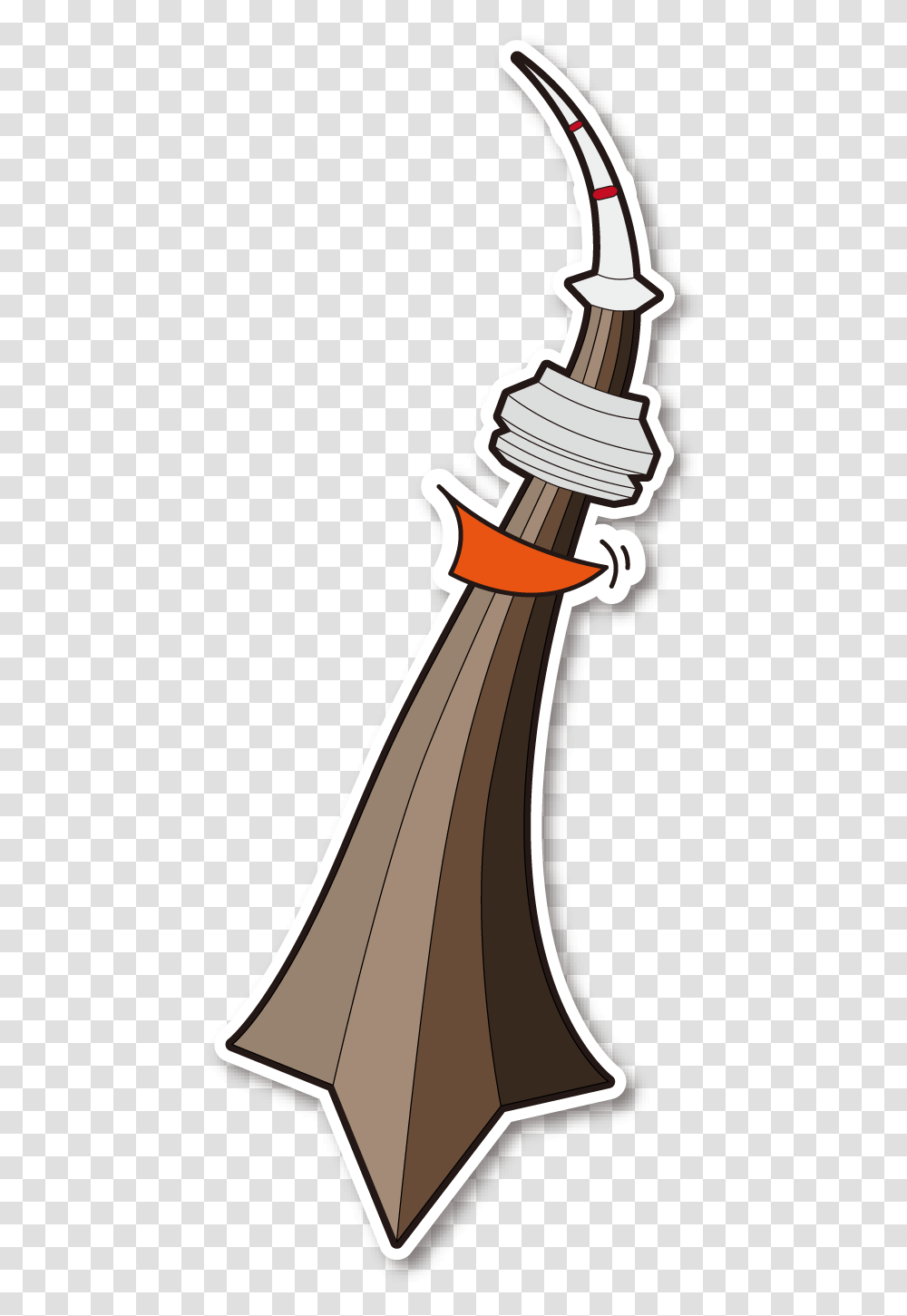 Cartoon Style Cn Tower, Injection, Drawing, Doodle, Suspension Transparent Png