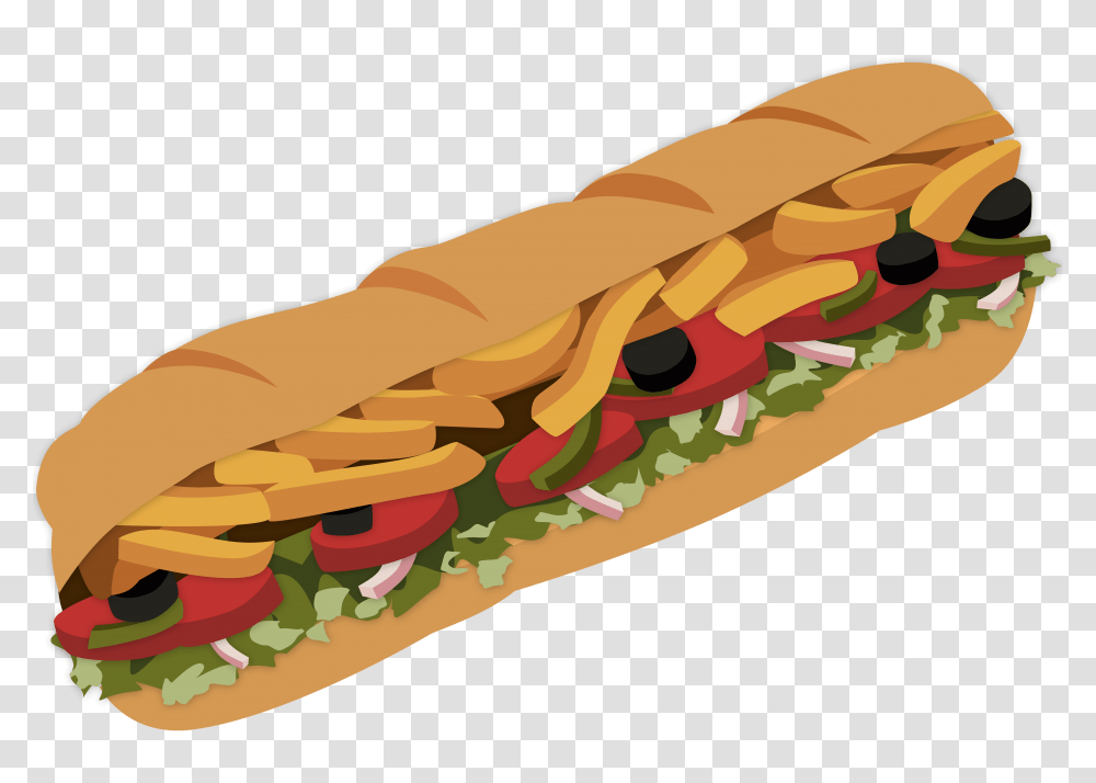 Cartoon Sub Sandwich Free Download Clip Art, Food, Hot Dog, Bakery, Shop Transparent Png