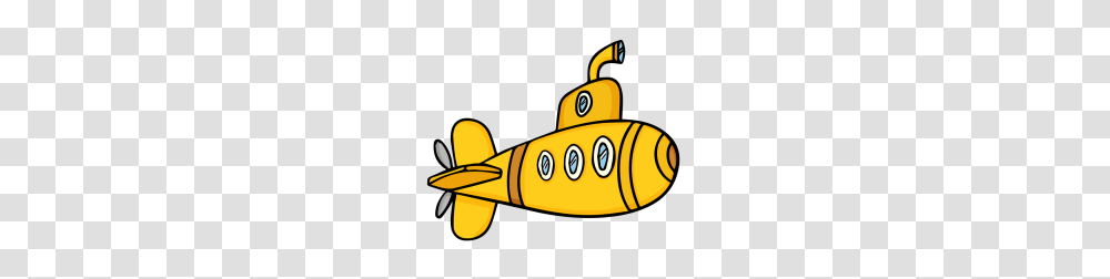 Cartoon Submarine Clip Art, Vehicle, Transportation, Banana, Fruit Transparent Png