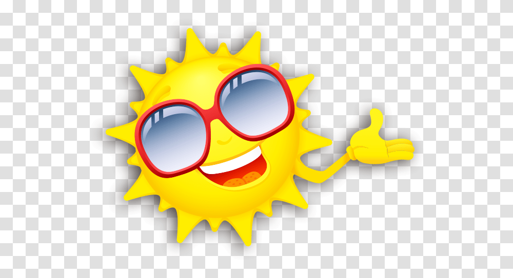 Cartoon Sun Download Circle, Outdoors, Sunglasses, Accessories, Accessory Transparent Png