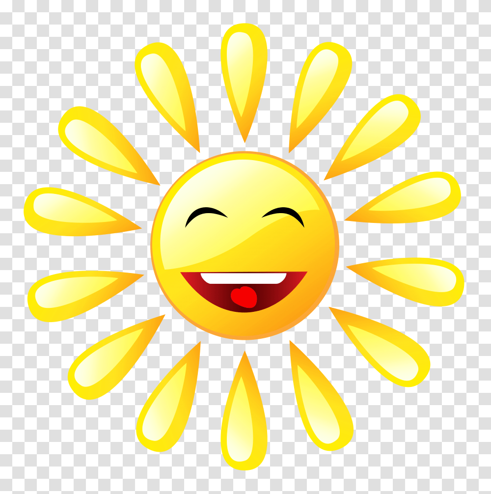 Cartoon Sun, Gold, Sky, Outdoors, Nature Transparent Png