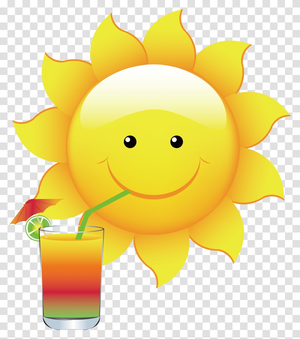 Cartoon Sun, Outdoors, Juice, Beverage, Drink Transparent Png
