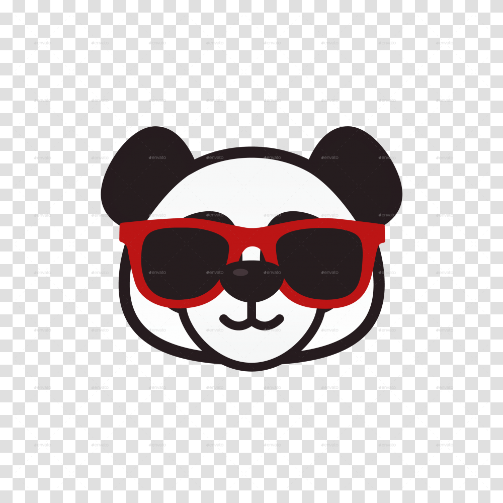 Cartoon Sunglasses Emoticon Panda, Accessories, Accessory, Goggles Transparent Png