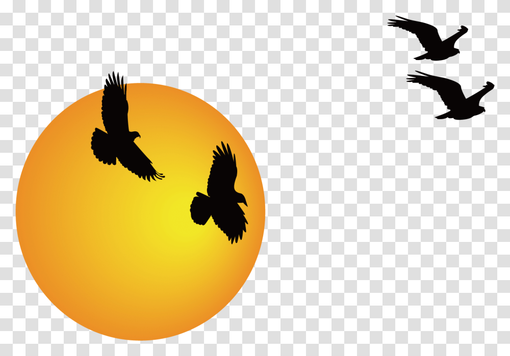 Cartoon Sunrise Image Happy Birthday Marathi, Bird, Animal, Plant, Produce Transparent Png