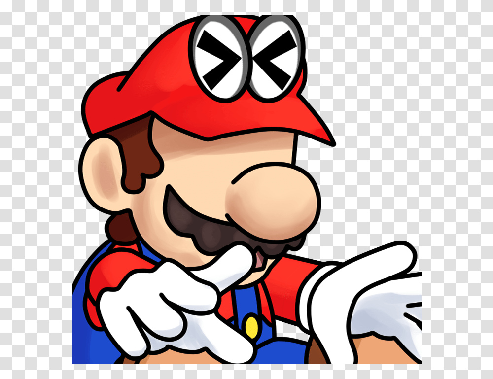 Cartoon, Super Mario, Hand, Food Transparent Png