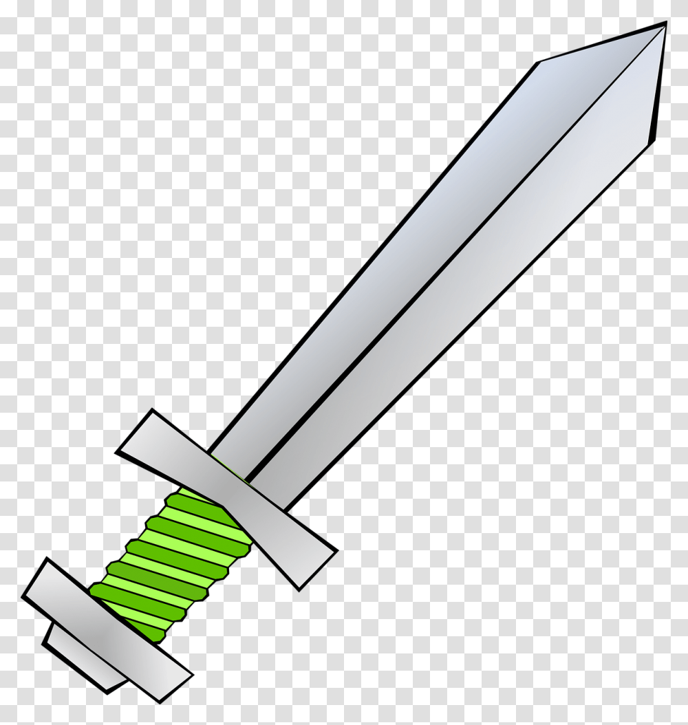 Cartoon Sword Clipart, Blade, Weapon, Weaponry, Knife Transparent Png