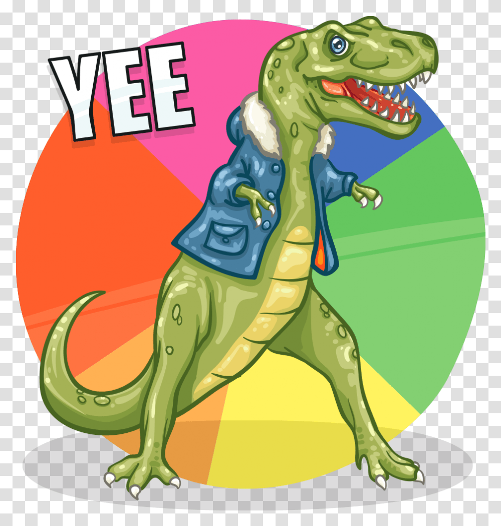 Cartoon, T-Rex, Dinosaur, Reptile, Animal Transparent Png