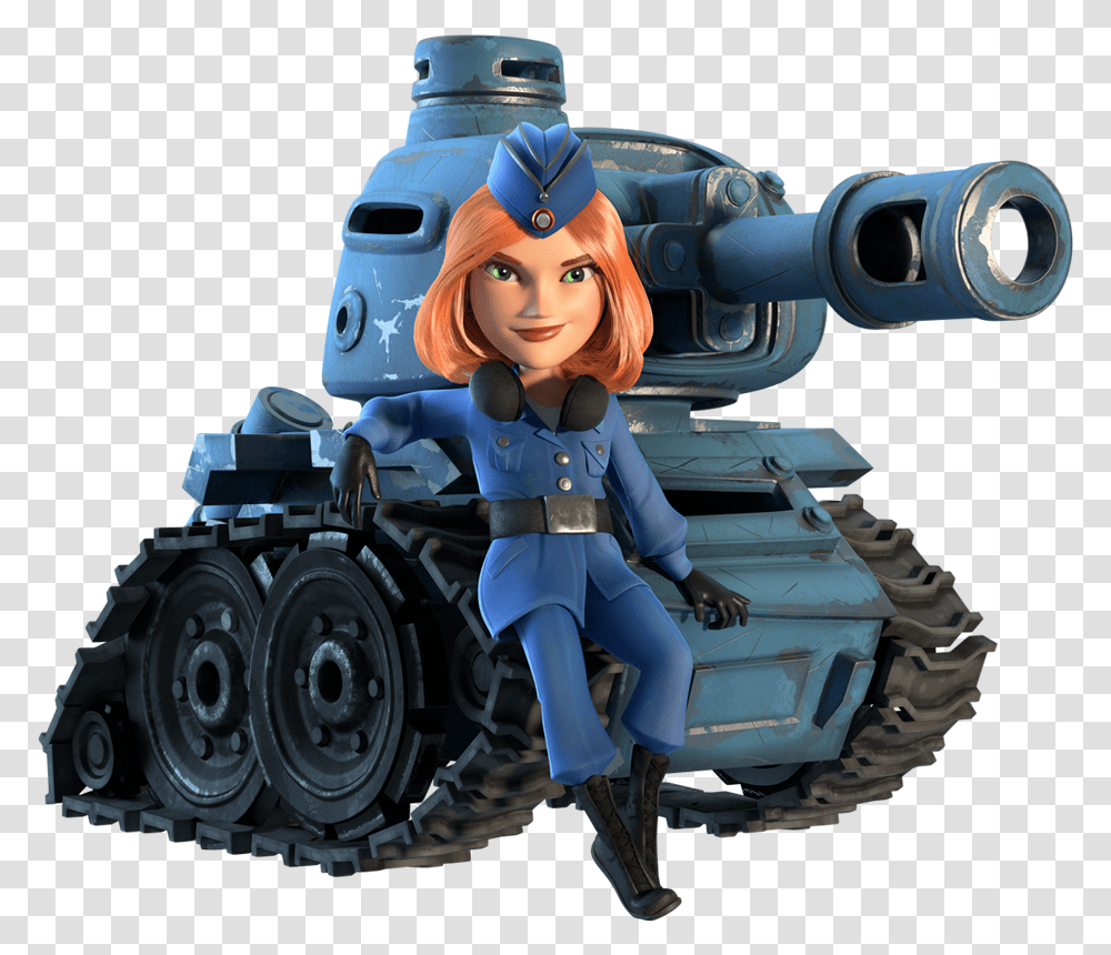 Cartoon Tank Cannon Boom Beach Tank, Toy, Wheel, Machine, Person Transparent Png