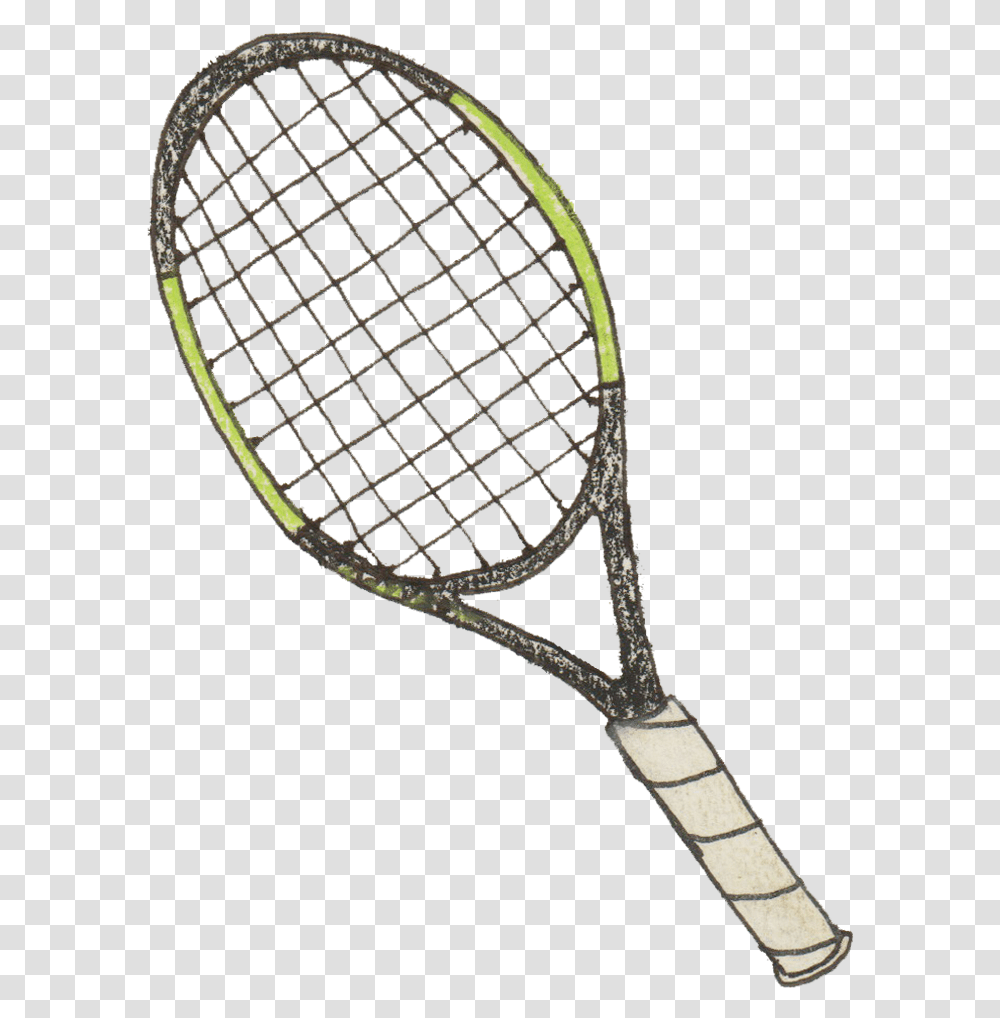 Cartoon Tennis Racquet, Racket, Tennis Racket Transparent Png