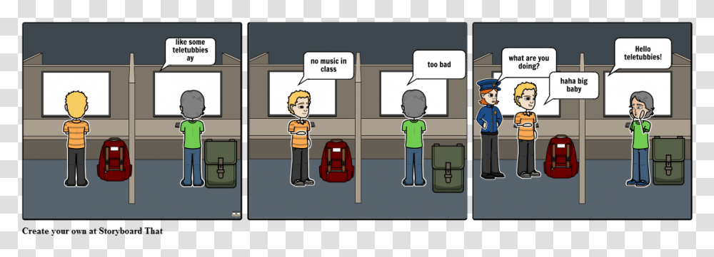 Cartoon, Bus Stop, Outdoors, Bag Transparent Png
