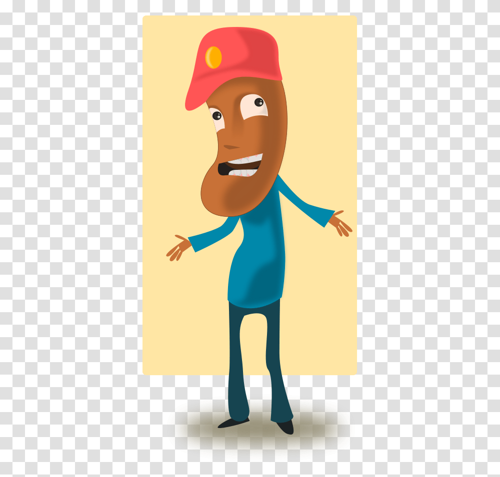 Cartoon Toffee Guy Toffee Man, Toy, Sleeve Transparent Png