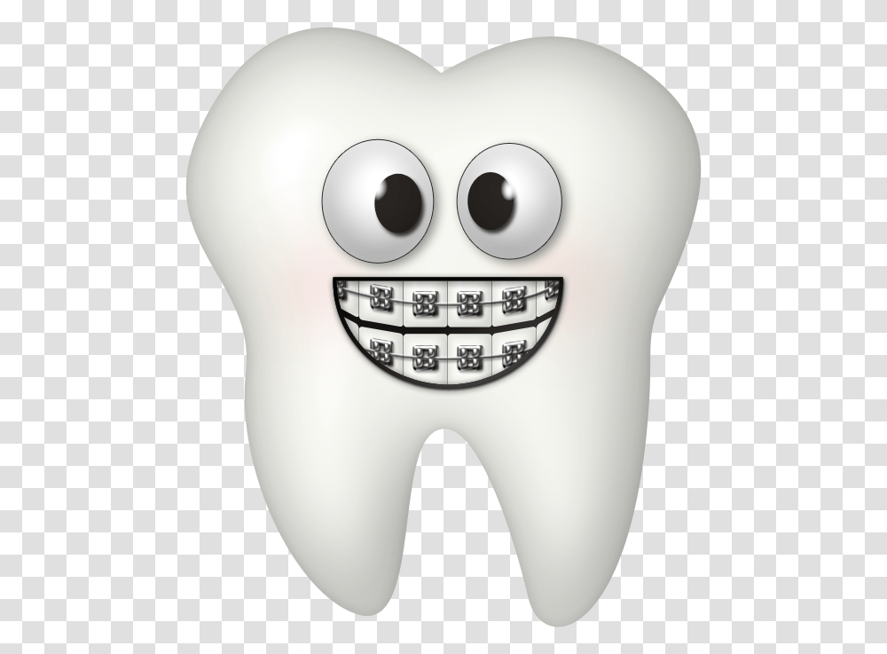 Cartoon Tooth With Braces, Jaw, Teeth, Mouth, Lip Transparent Png