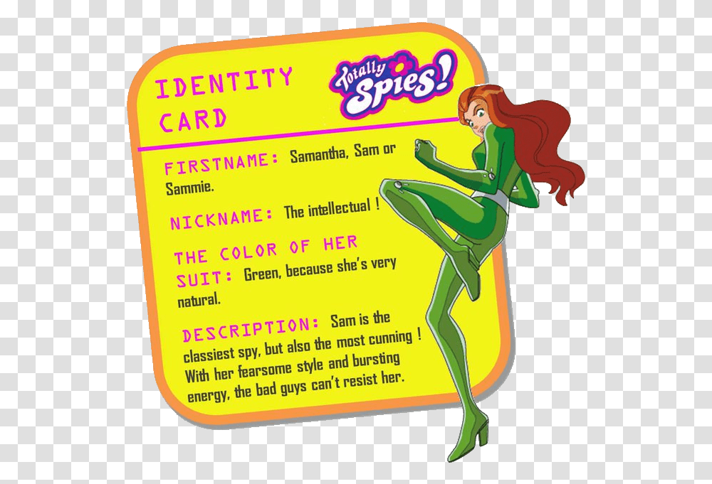 Cartoon Totally Spies And Sam Image Totally Spies Sam Full Name, Advertisement, Poster, Flyer, Paper Transparent Png