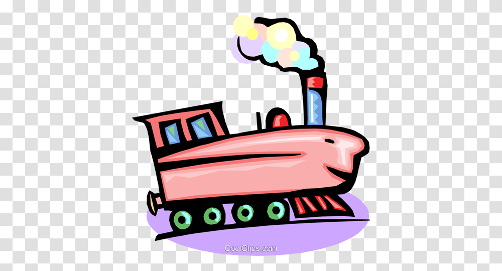Cartoon Train Royalty Free Vector Clip Art Illustration, Lawn Mower, Tool, Food Transparent Png