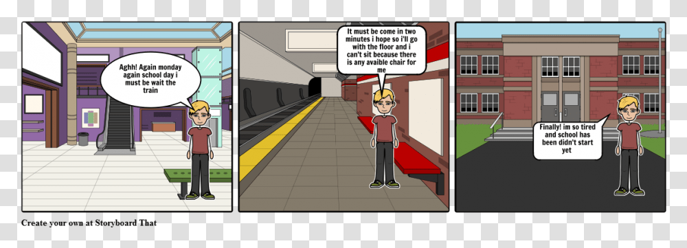 Cartoon, Train Station, Terminal, Vehicle, Transportation Transparent Png