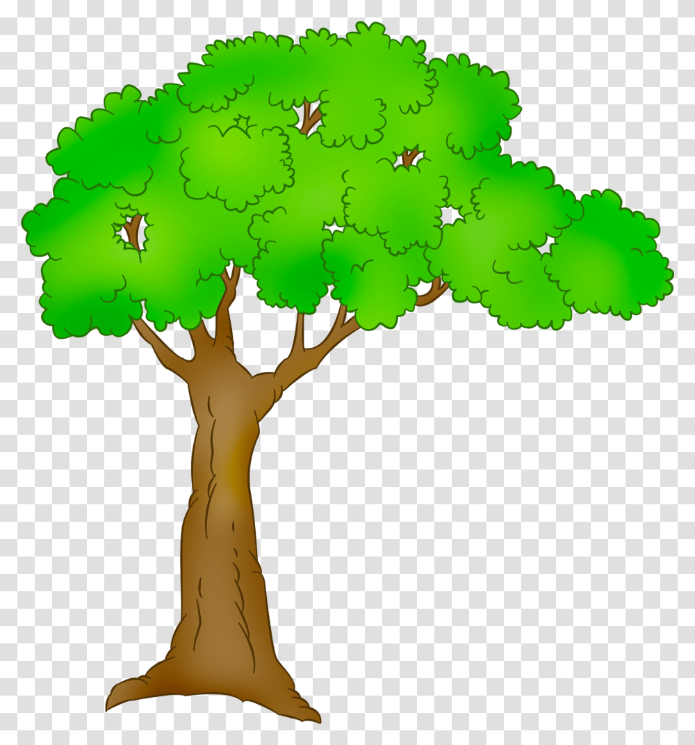 Cartoon Tree Background, Leaf, Plant, Cross Transparent Png