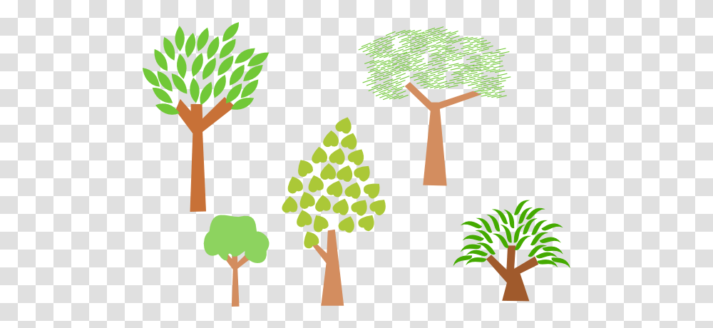 Cartoon Trees Clip Art Vector Clip Art Online Trees Clip Art, Vegetation, Plant, Rainforest, Land Transparent Png