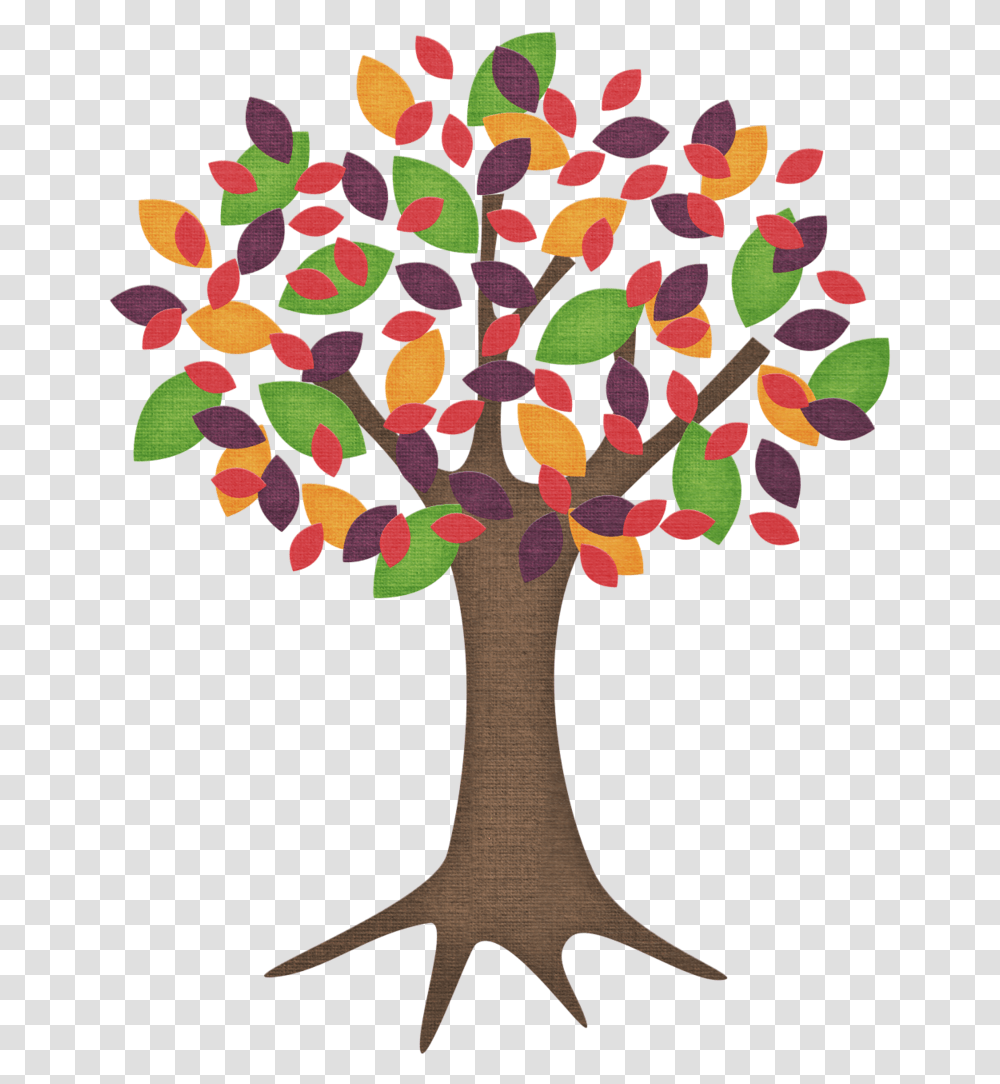Cartoon Trees With Colored Leaves 782x1024 Clipart Dibujos De Arboles, Graphics, Rug, Modern Art, Paper Transparent Png