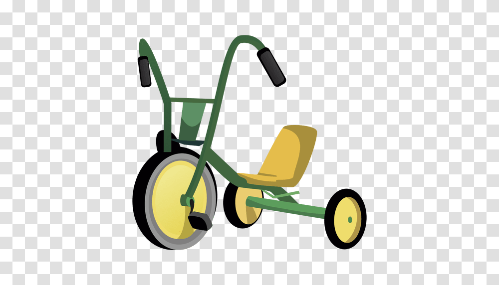 Cartoon Tricycle, Lawn Mower, Tool, Vehicle, Transportation Transparent Png