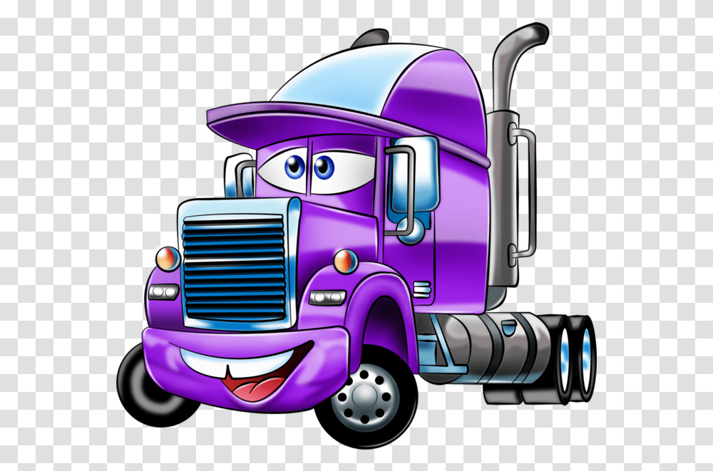Cartoon Truck Cartoon Truck, Trailer Truck, Vehicle, Transportation, Helmet Transparent Png