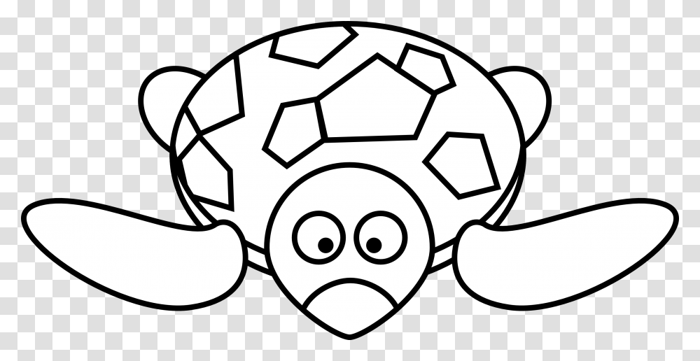 Cartoon Turtle Black White Cartoon Pictures Black And White, Soccer Ball, Football, Team Sport, Sports Transparent Png