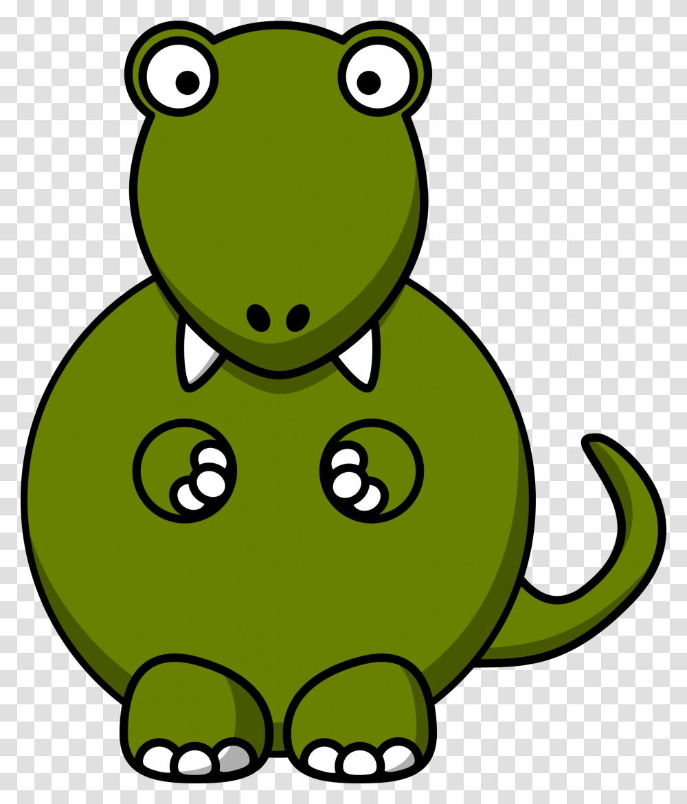 Cartoon Tyrannosaurus Rex Icons, Green, Plant, Alien Transparent Png
