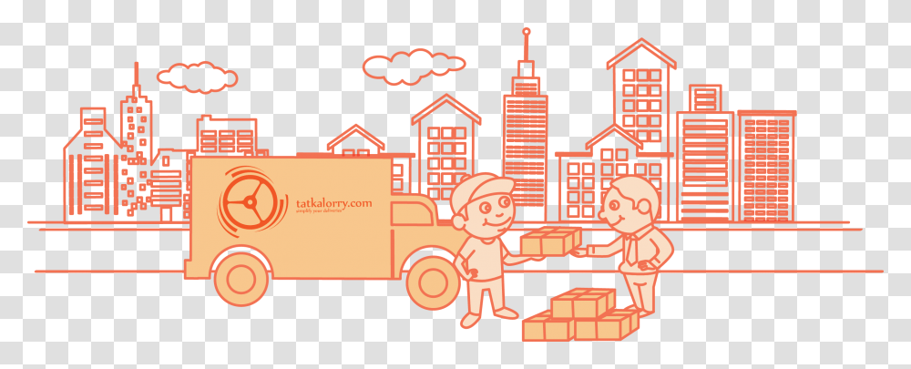 Cartoon, Urban, Label, City Transparent Png