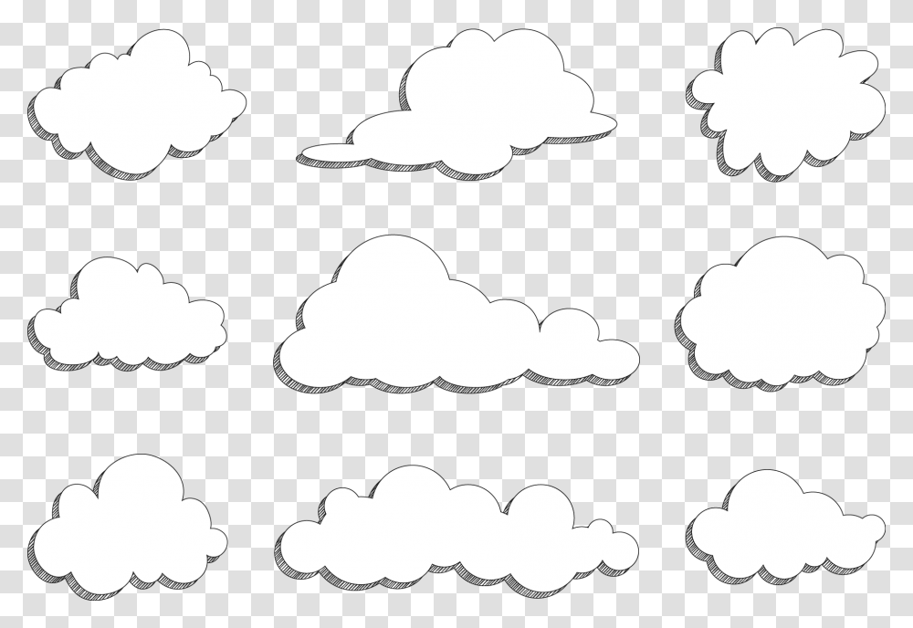 Cartoon Vector Cloud, Nature, Drawing, Outdoors Transparent Png