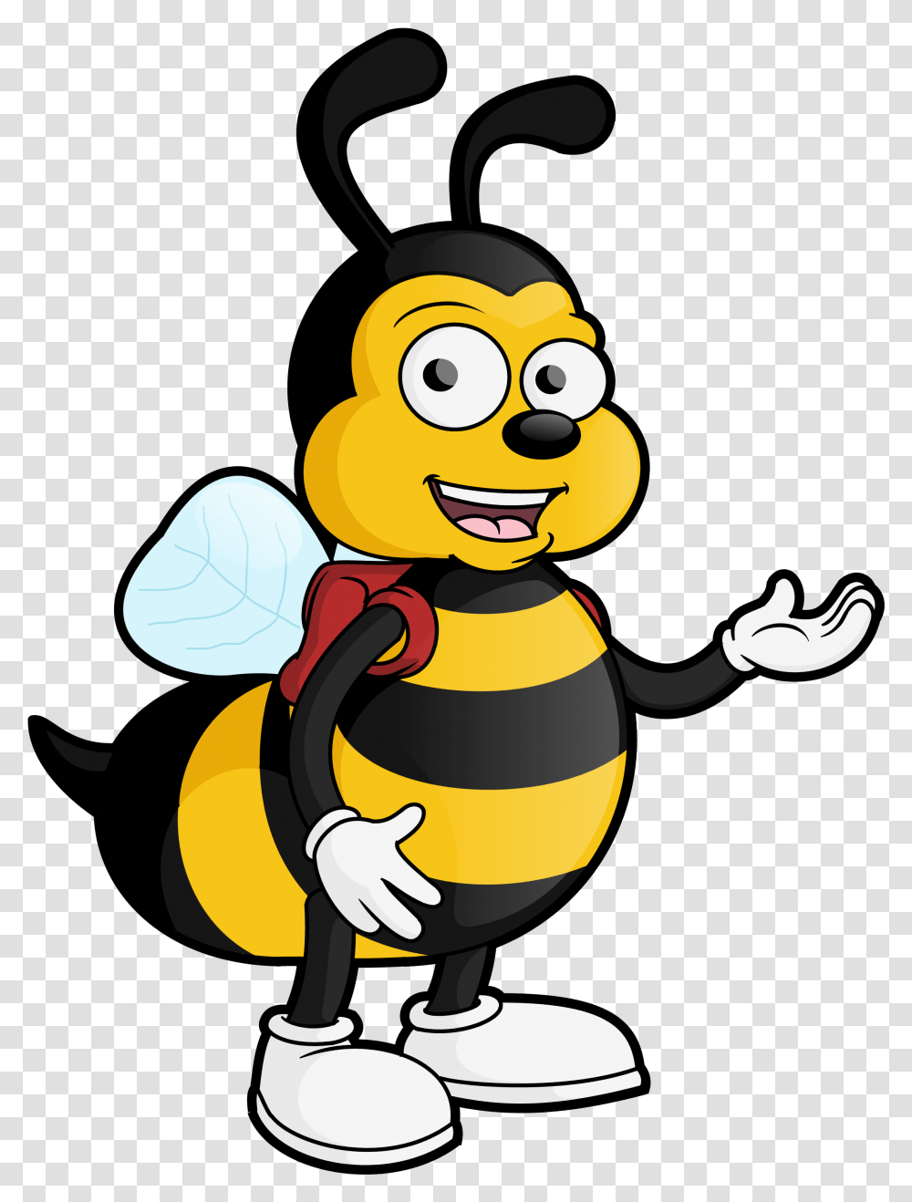 Cartoon, Wasp, Bee, Insect, Invertebrate Transparent Png