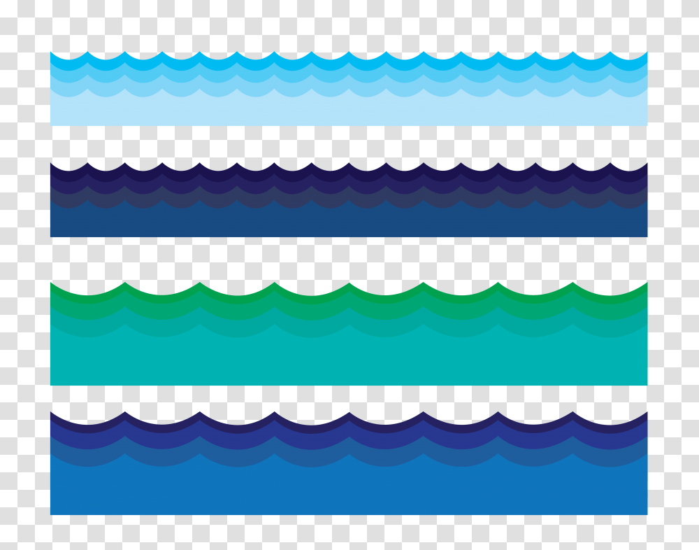 Cartoon Water Border Blue Waves Free Image, Pattern, Purple, Texture, Fractal Transparent Png