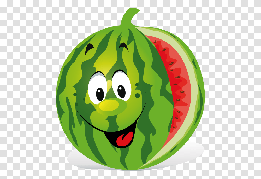 Cartoon Watermelon Clipart, Plant, Fruit, Food Transparent Png