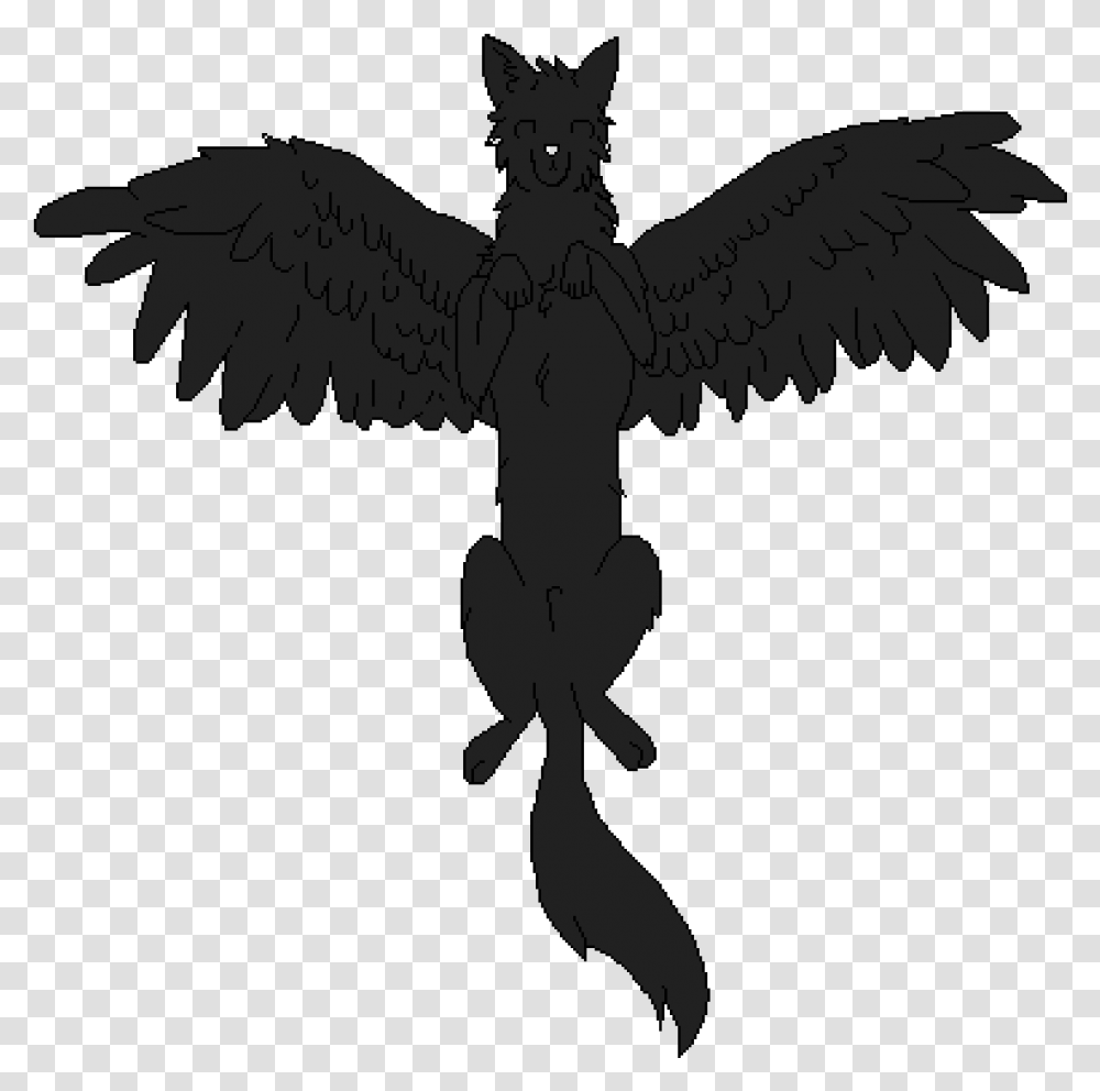 Cartoon Wings Wolf With Wings Flying, Eagle, Bird, Animal Transparent Png