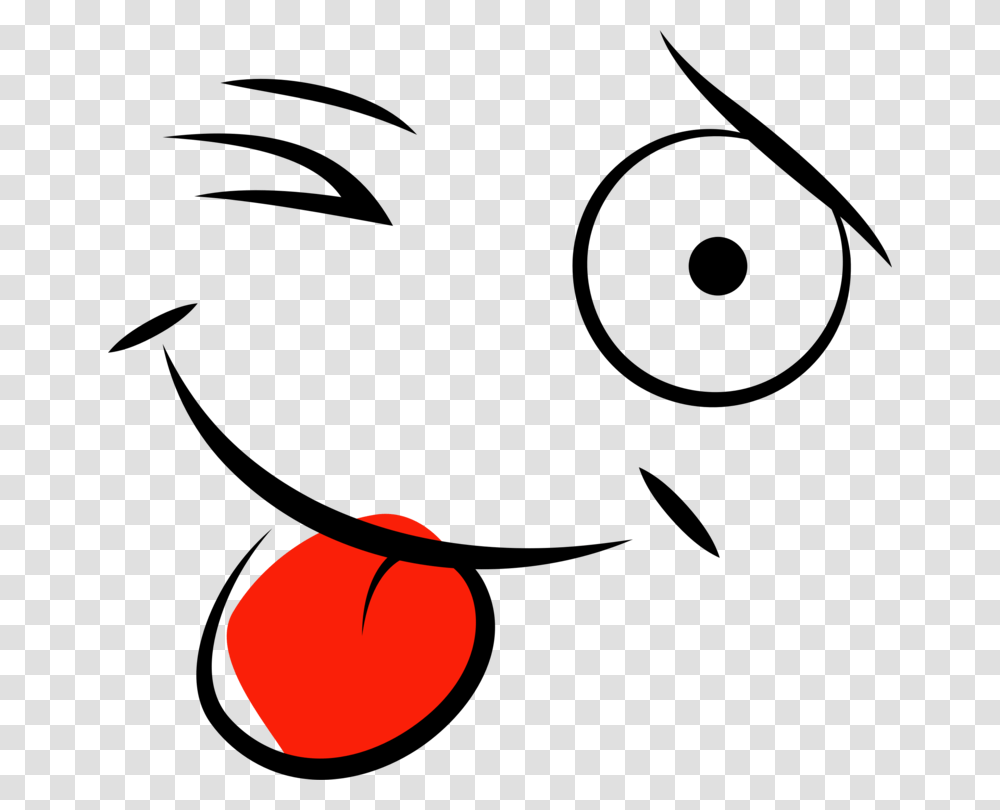 Cartoon Wink Emoticon Comics Smiley, Plant, Fruit, Food, Produce Transparent Png