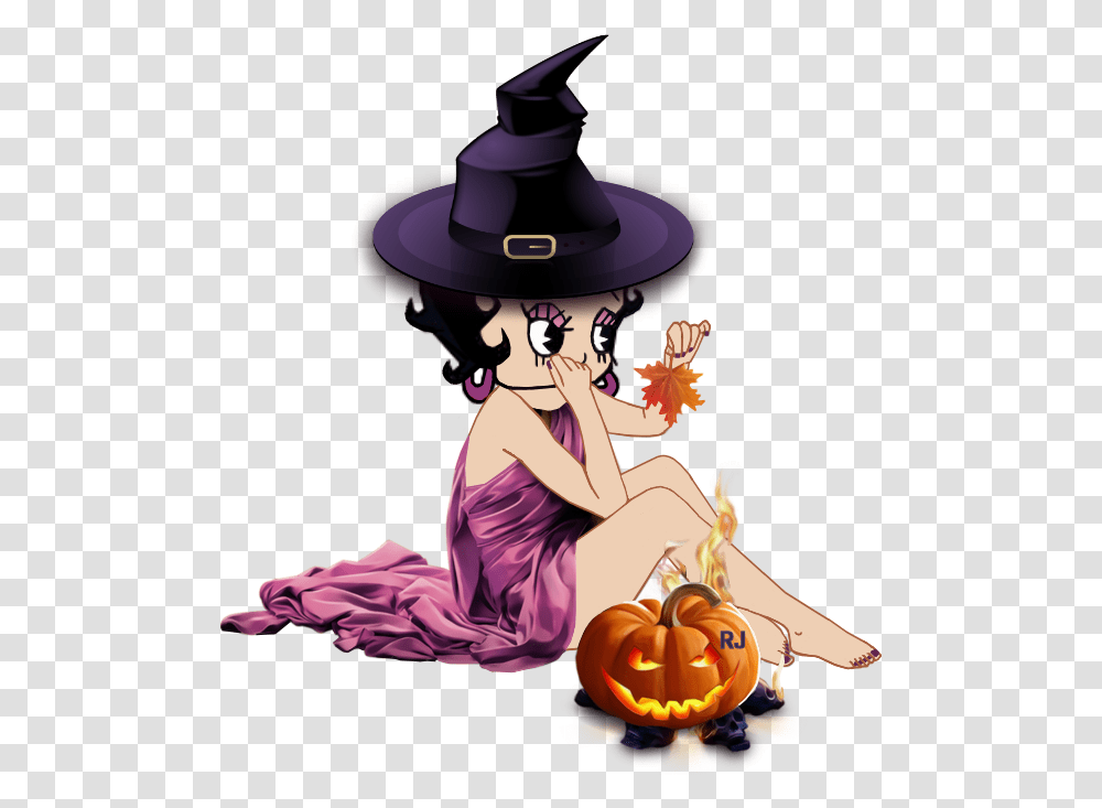 Cartoon Witch Hat Tube Femmes Halloween, Person, Costume, Plant Transparent Png