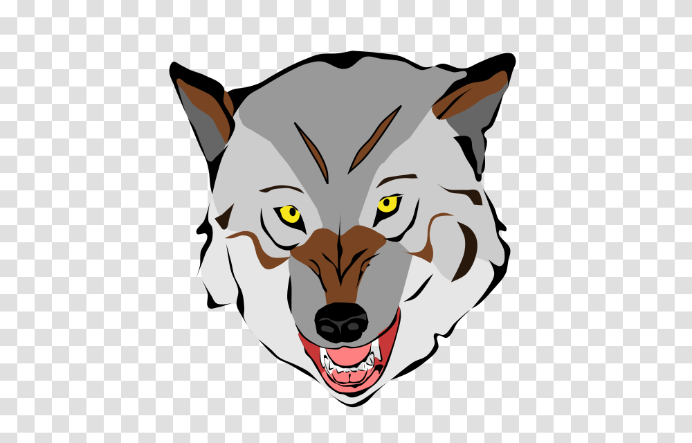 Cartoon Wolf Clipart, Mammal, Animal, Red Wolf, Canine Transparent Png