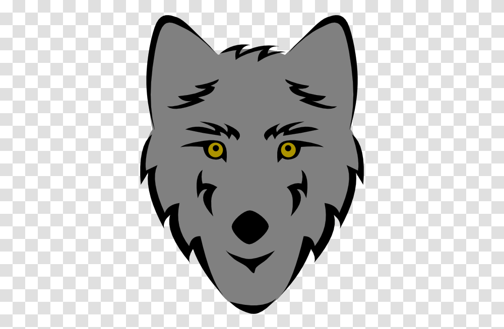 Cartoon Wolf Clipart, Stencil, Bird, Animal, Face Transparent Png