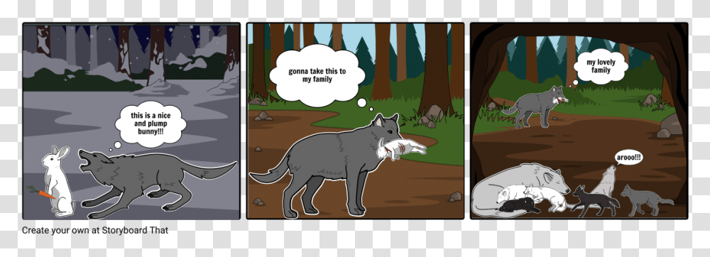 Cartoon, Wolf, Mammal, Animal, Coyote Transparent Png