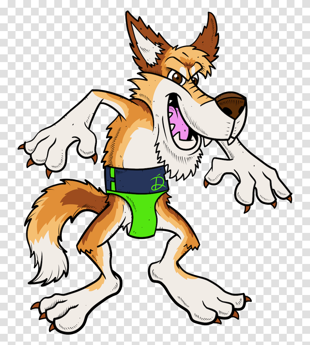 Cartoon Wolves Jingfm Cartoon Animals In Diapers, Person, Graphics, Costume, Book Transparent Png