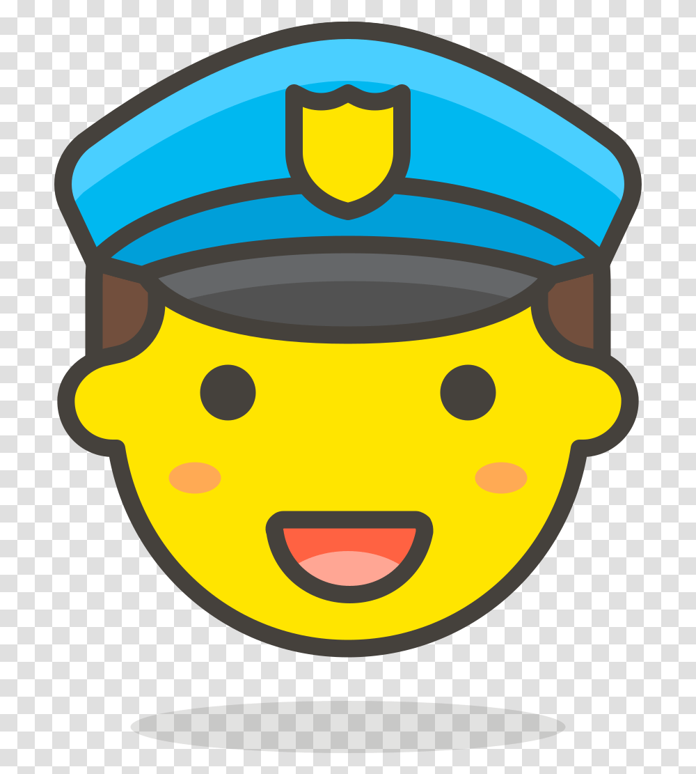Cartoon Woman Police Officer, Label, Sticker Transparent Png