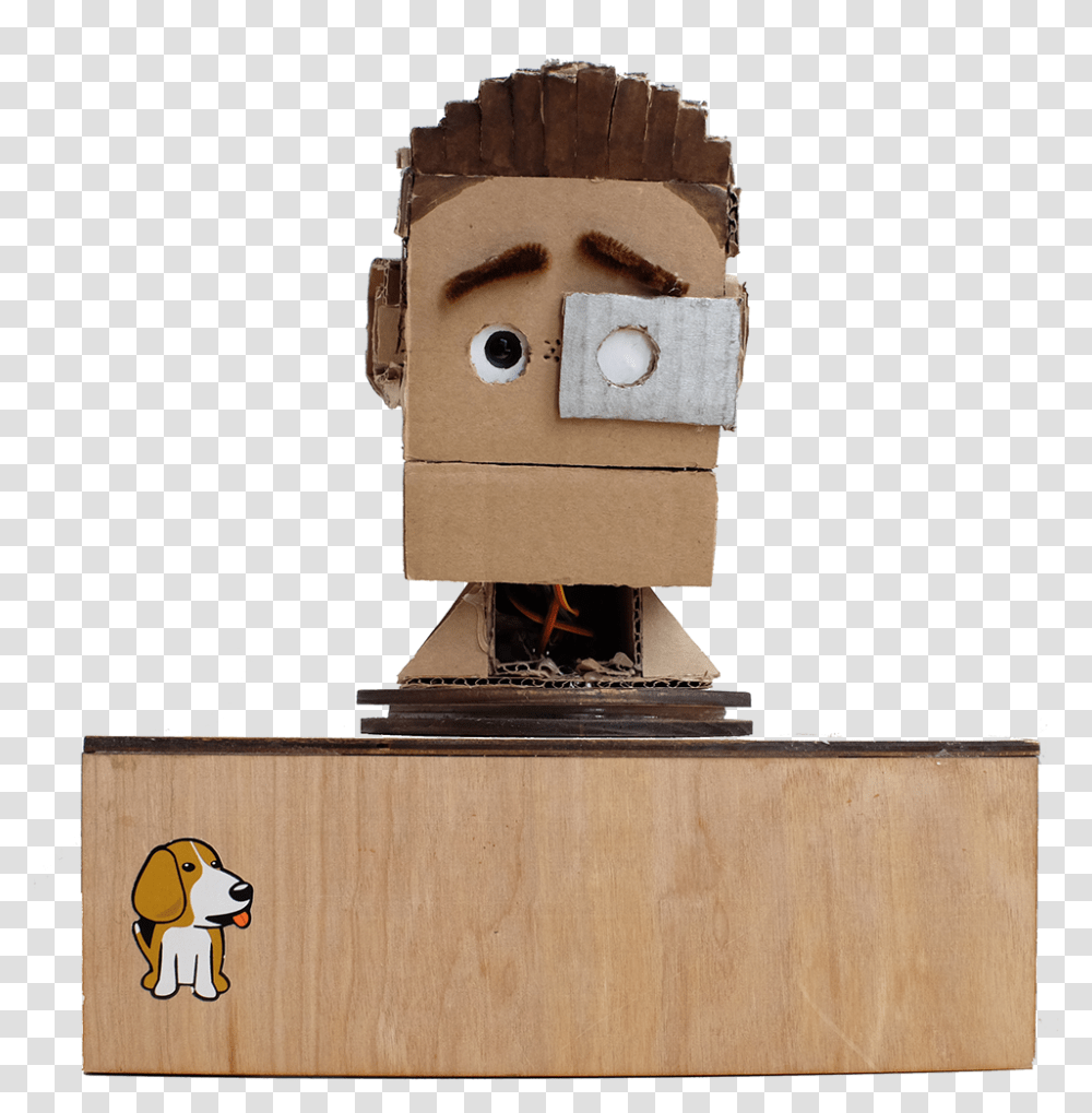 Cartoon, Wood, Robot, Plywood, Toy Transparent Png