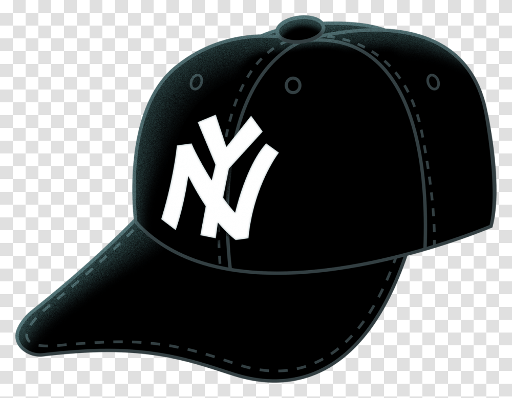 Cartoon Yankees Baseball Hat, Apparel, Baseball Cap, Helmet Transparent Png