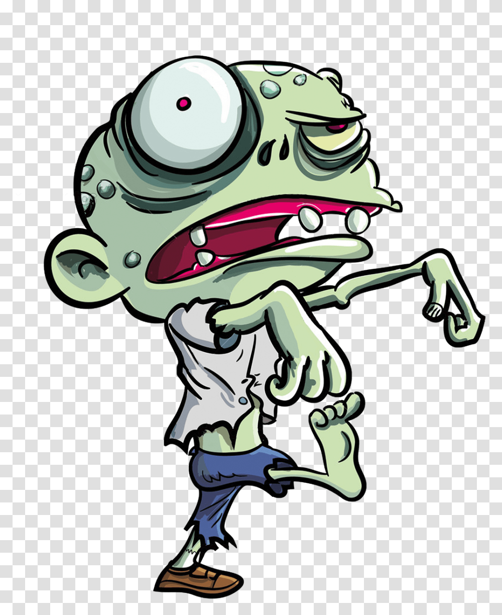 Cartoon Zombie Background Image Cute Zombie Cartoon, Drawing, Astronaut, Scientist Transparent Png