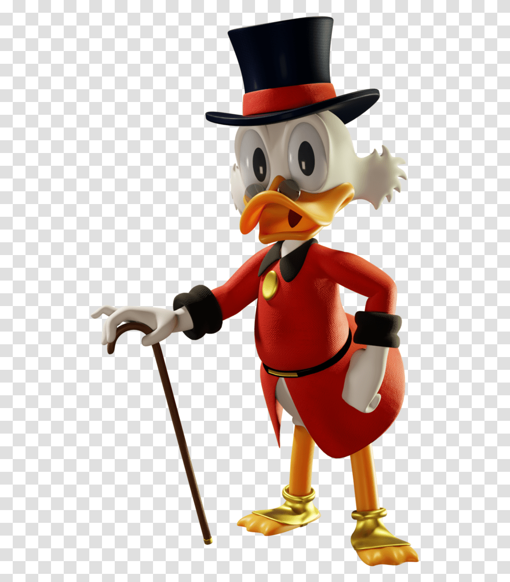 Cartoonaction Figuretoydecorative Nutcrackeranimated Scrooge Mcduck 3d Model, Super Mario, Figurine, Mascot Transparent Png