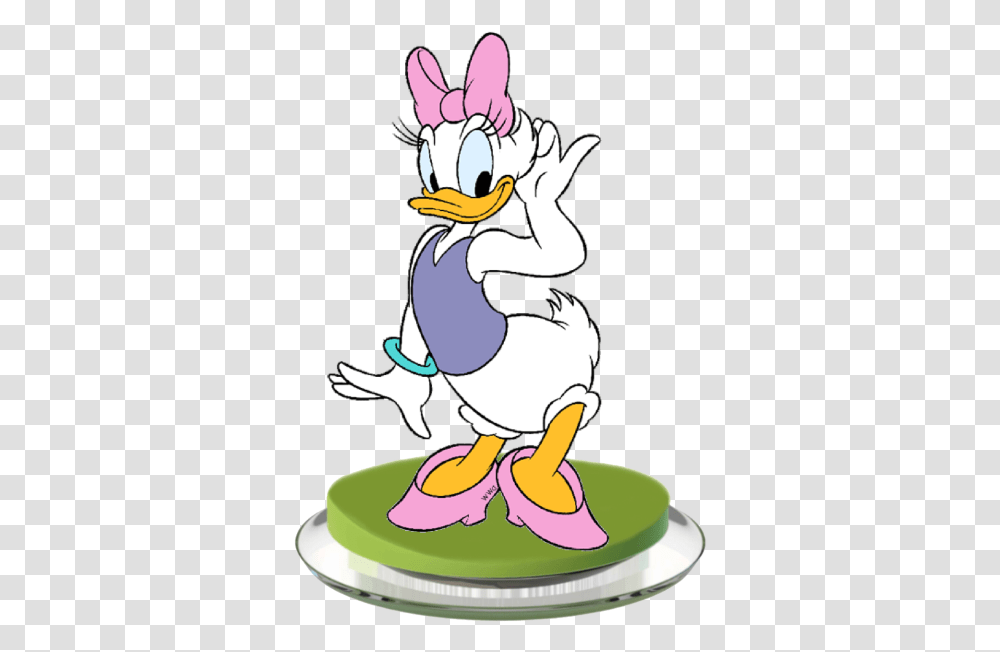 Cartoonanimated Cartoonanimationclip Artrabbitrabbits Daisy Duck Background, Bird, Animal, Poultry, Fowl Transparent Png