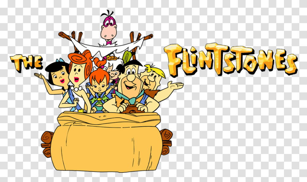 Cartoonclip Flintstones Clipart, Drawing, Crowd, Doodle Transparent Png