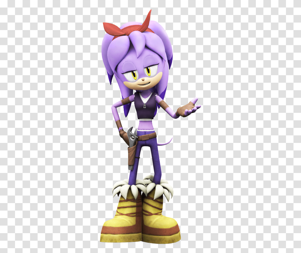 Cartoonfictional Charactertoyaction Figurefigurineclip Sonic Boom Purple Hedgehog, Doll, Person, Human, Barbie Transparent Png
