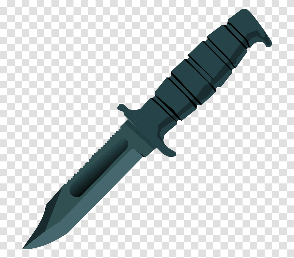 Cartoonish Bowie Knife, Blade, Weapon, Weaponry, Dagger Transparent Png